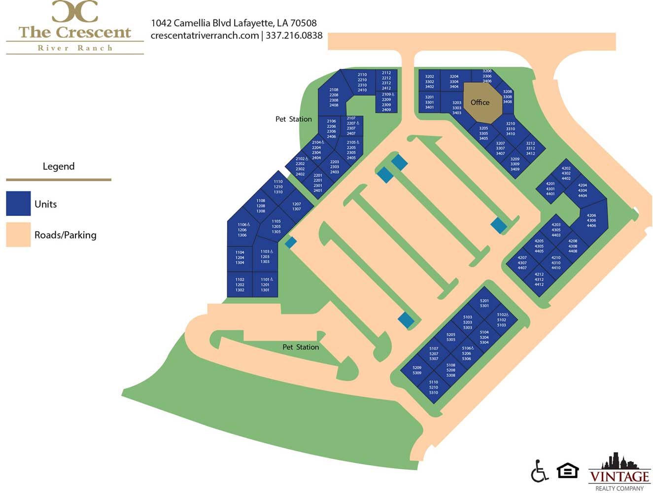 The Crescent at River Ranch Site Plan