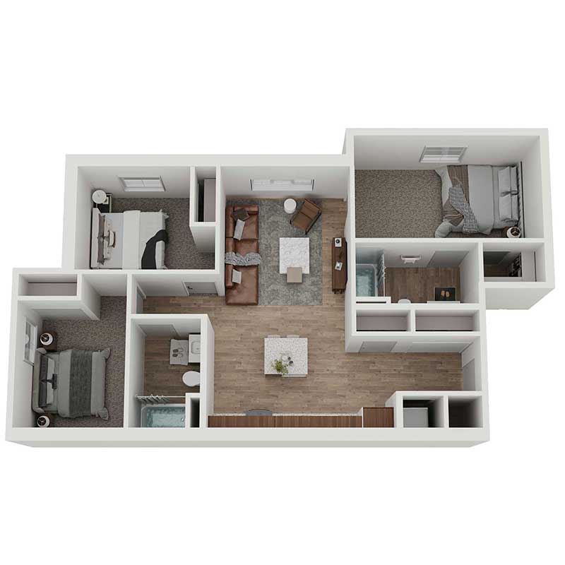 Informative Picture of 3 Beds