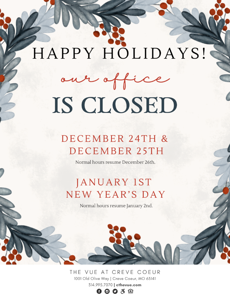 Image for Holiday Hours 2024