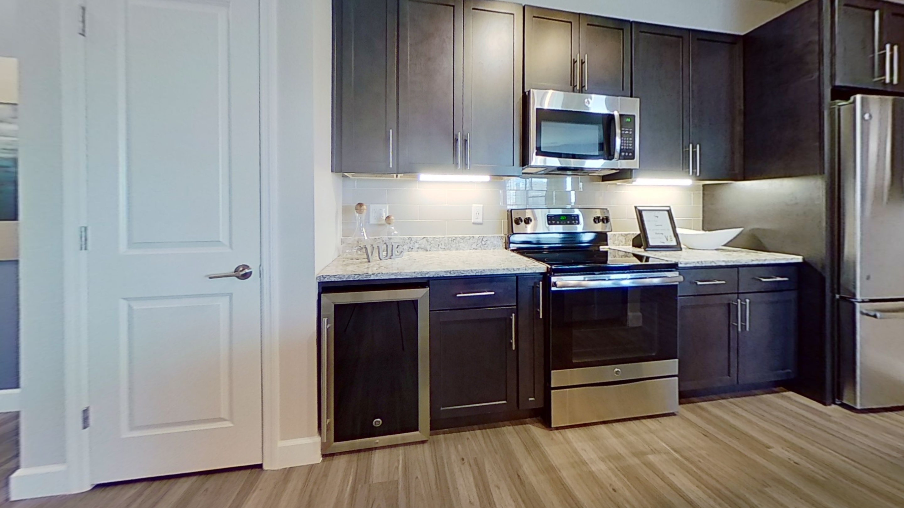 A3 Unit Kitchen at the Vue at Creve Coeur Apartments in Creve Coeur, MO