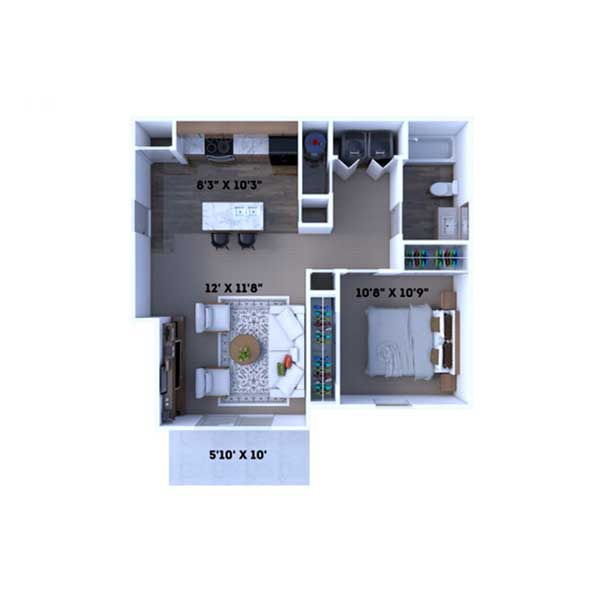 Crown Pointe - Apartment 9-206