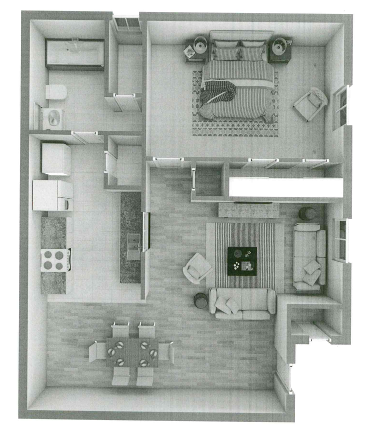 Crown Ridge Apartments - Floorplan - A1