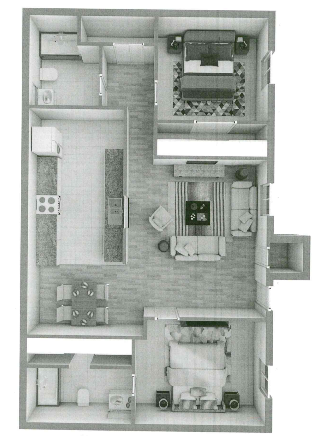 Crown Ridge Apartments - Floorplan - B1