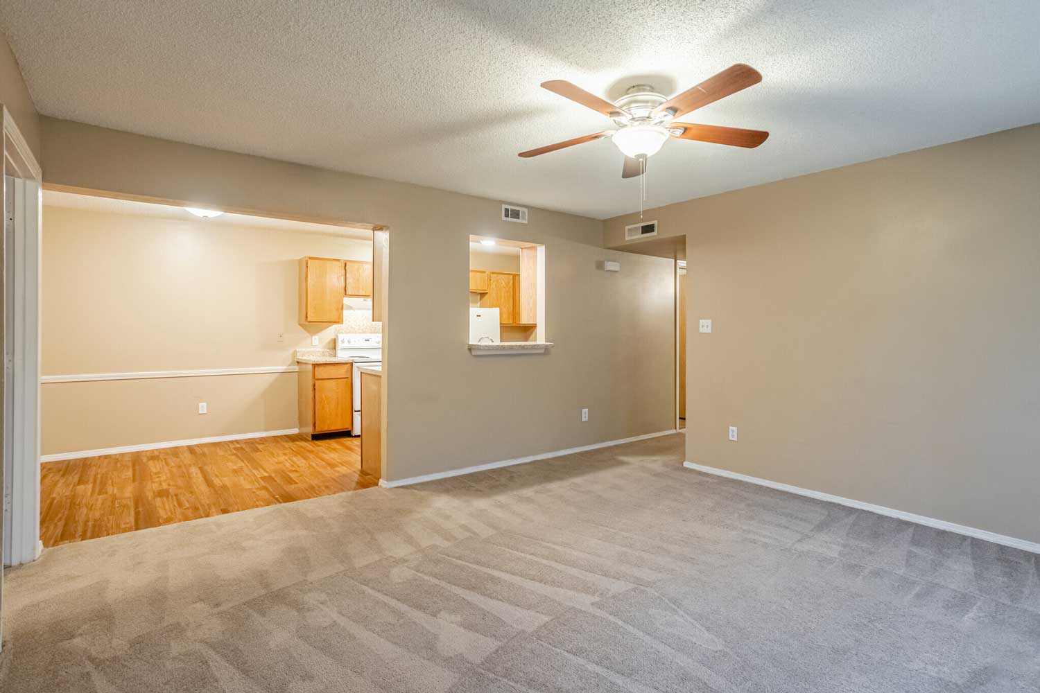 Spacious Apartment Interior at Crown Ridge Apartments in Fayetteville, AR