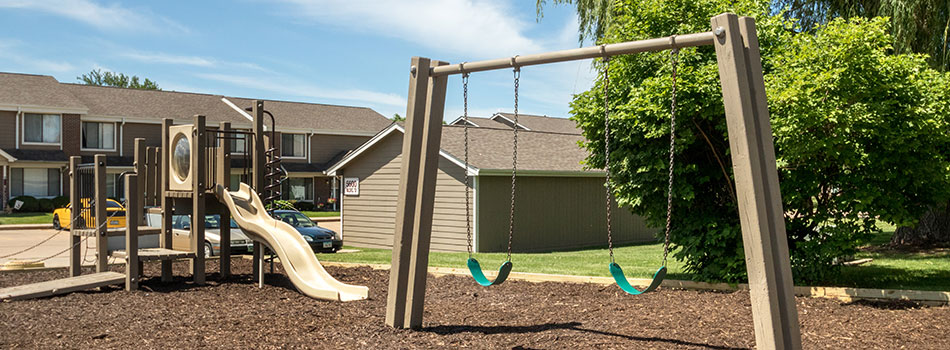 Swings and Slides at Crystal Ridge Apartments & Townhomes