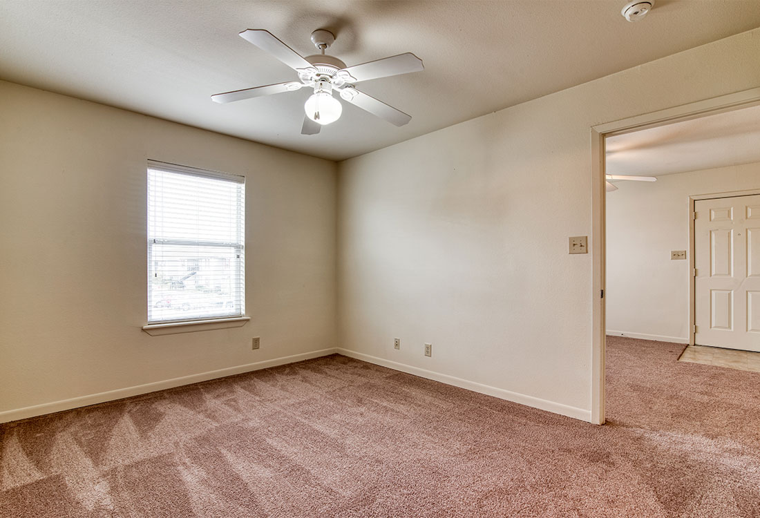 Ceiling Fans in Bedrooms at Cypress Bend Apartments in West Beaumont, Texas