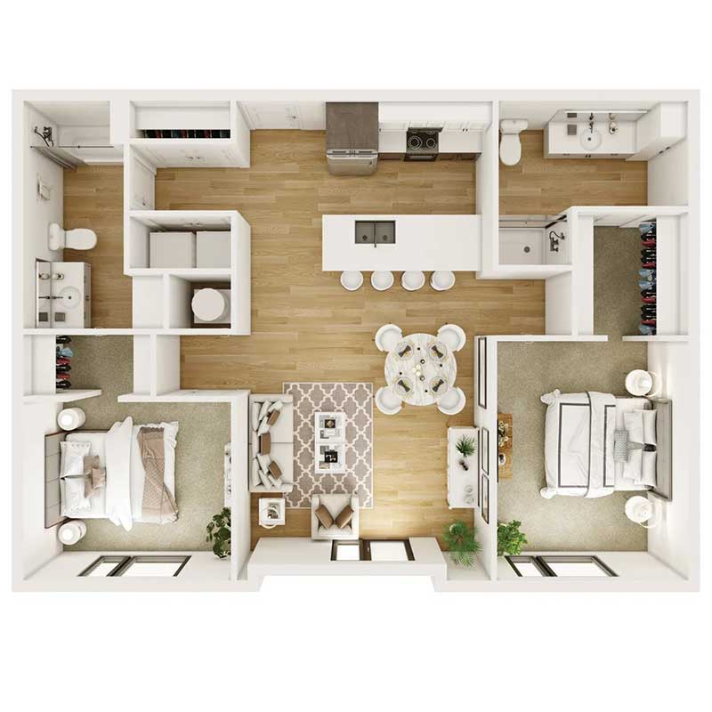 Floor plan layout for New York