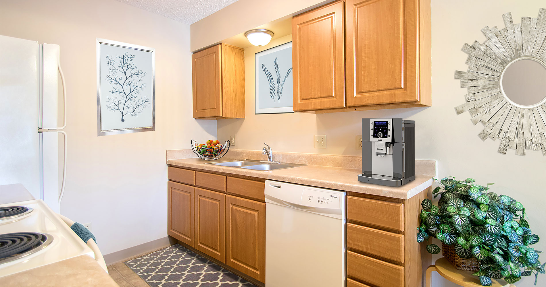 Fully-Equipped Kitchen at Delaware Crossing Apartments & Townhomes