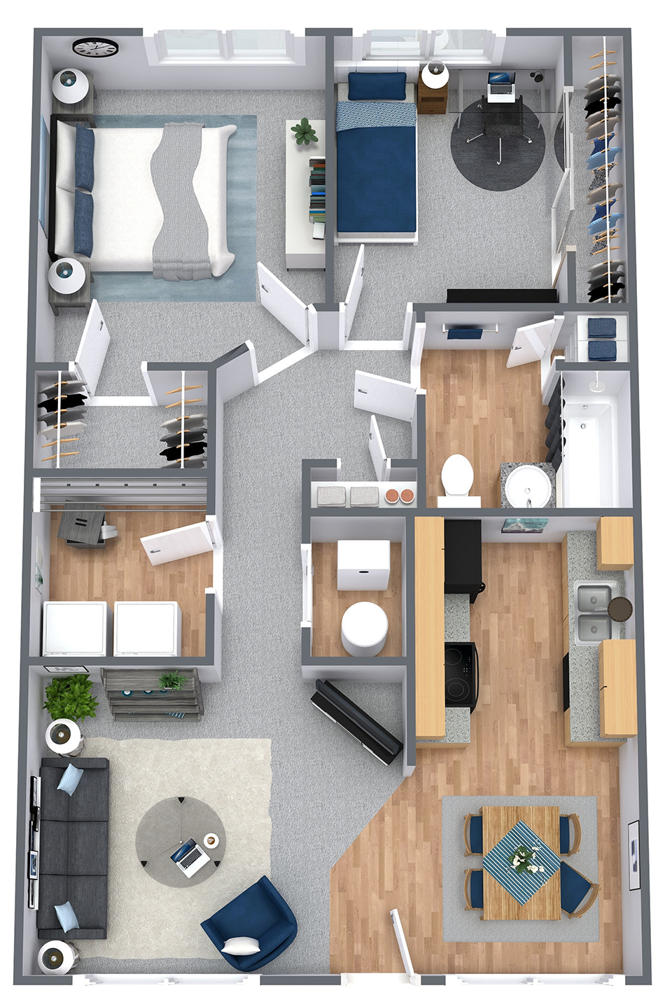 Informative Picture of 2Bedroom/1Bath - Upgraded