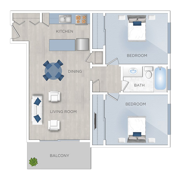 Floor plan layout for G