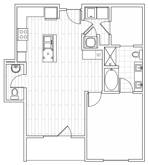 The District Flats - Floorplan - A2