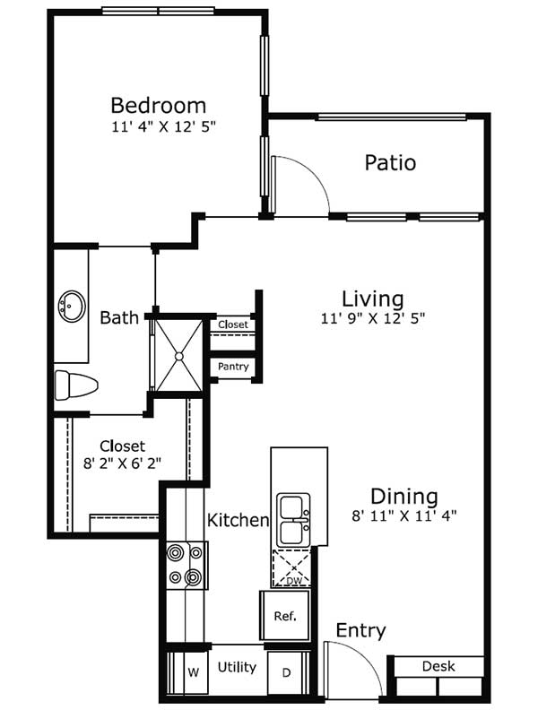 Dolce Midtown - Floorplan - A2