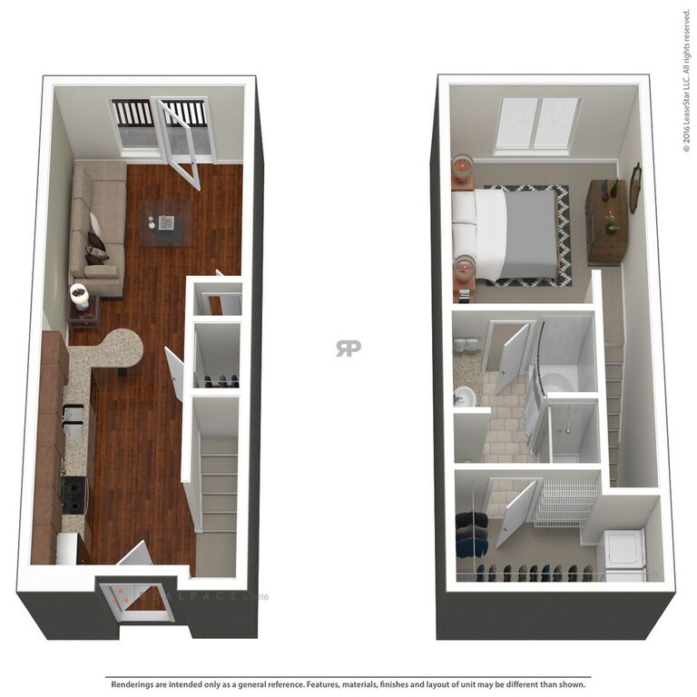 Floorplan - A3, 1 Bed, 1 Bath, 785 square feet