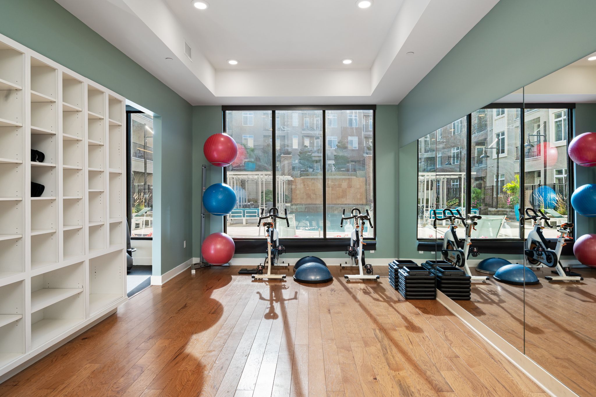 Fitness Center at Domain City Center Luxury Apartments