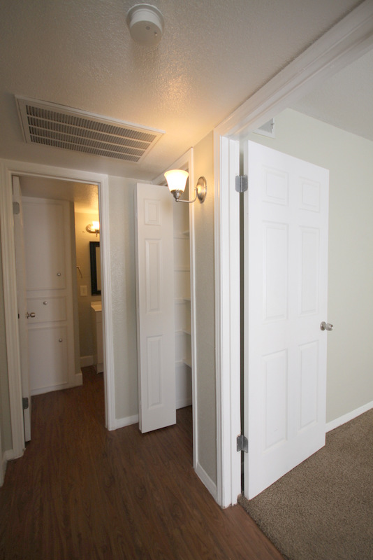Linen Closet at Dover Place Apartments in Houston, Texas 