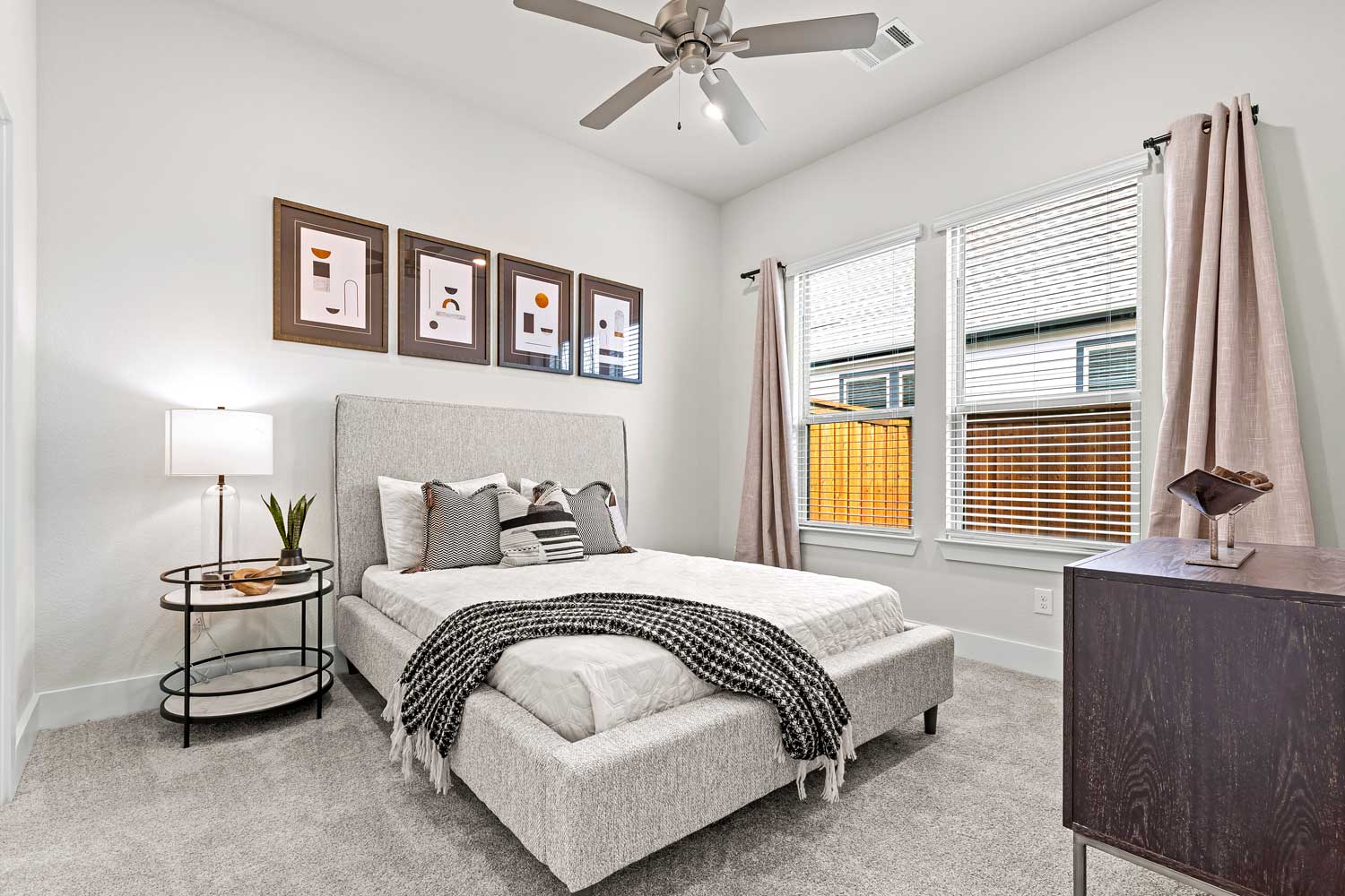 Well-Lit Bedrooms at Mission on Ascension in Arlington, Texas