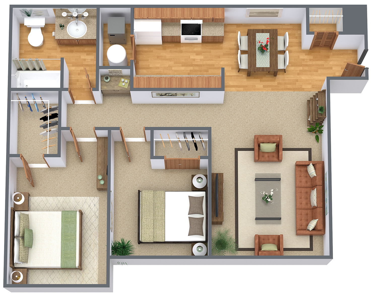 Informative Picture of Two Bedroom