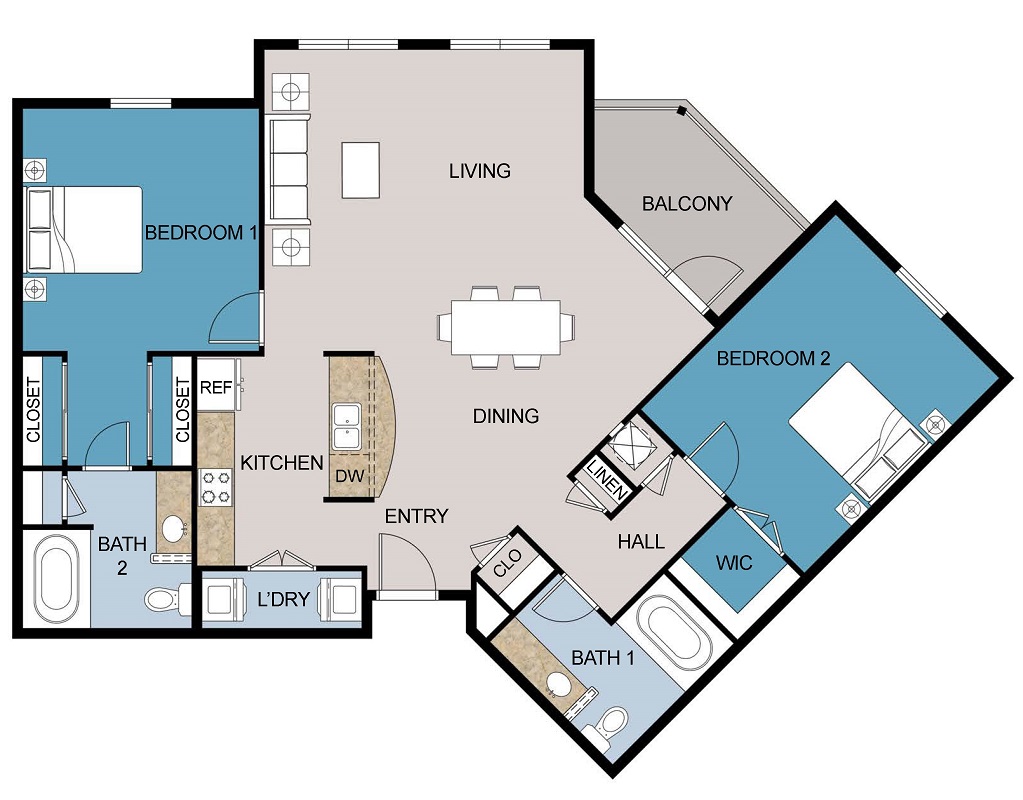 Floor plan layout for G