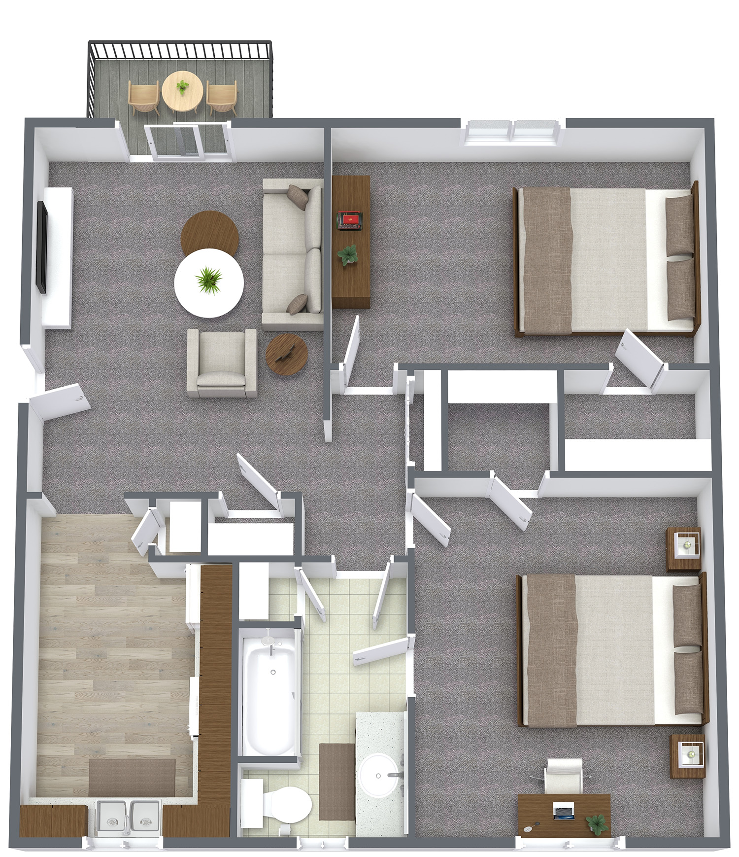 Informative Picture of 2 Bed