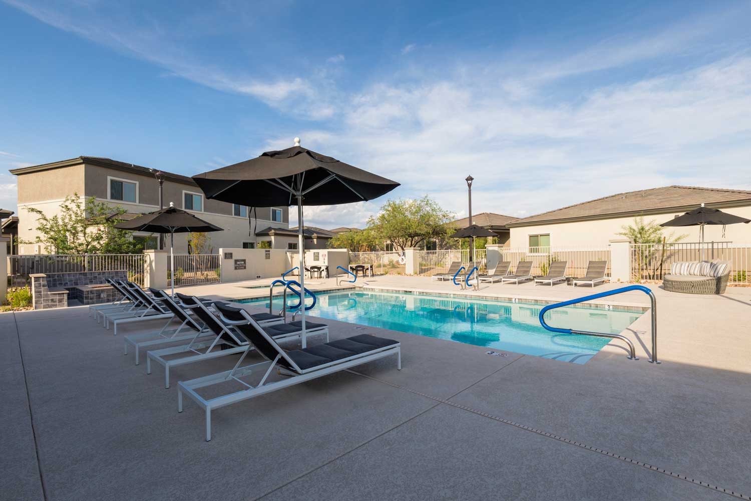 Sparkling Pool at Elux Tramonto in Phoenix, AZ