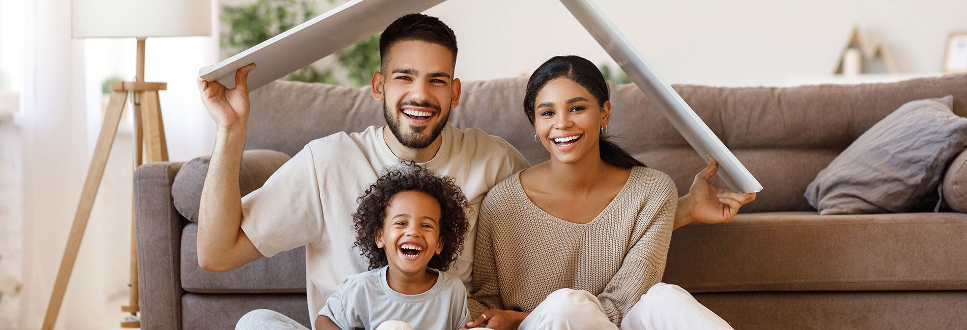 Family in Living Room