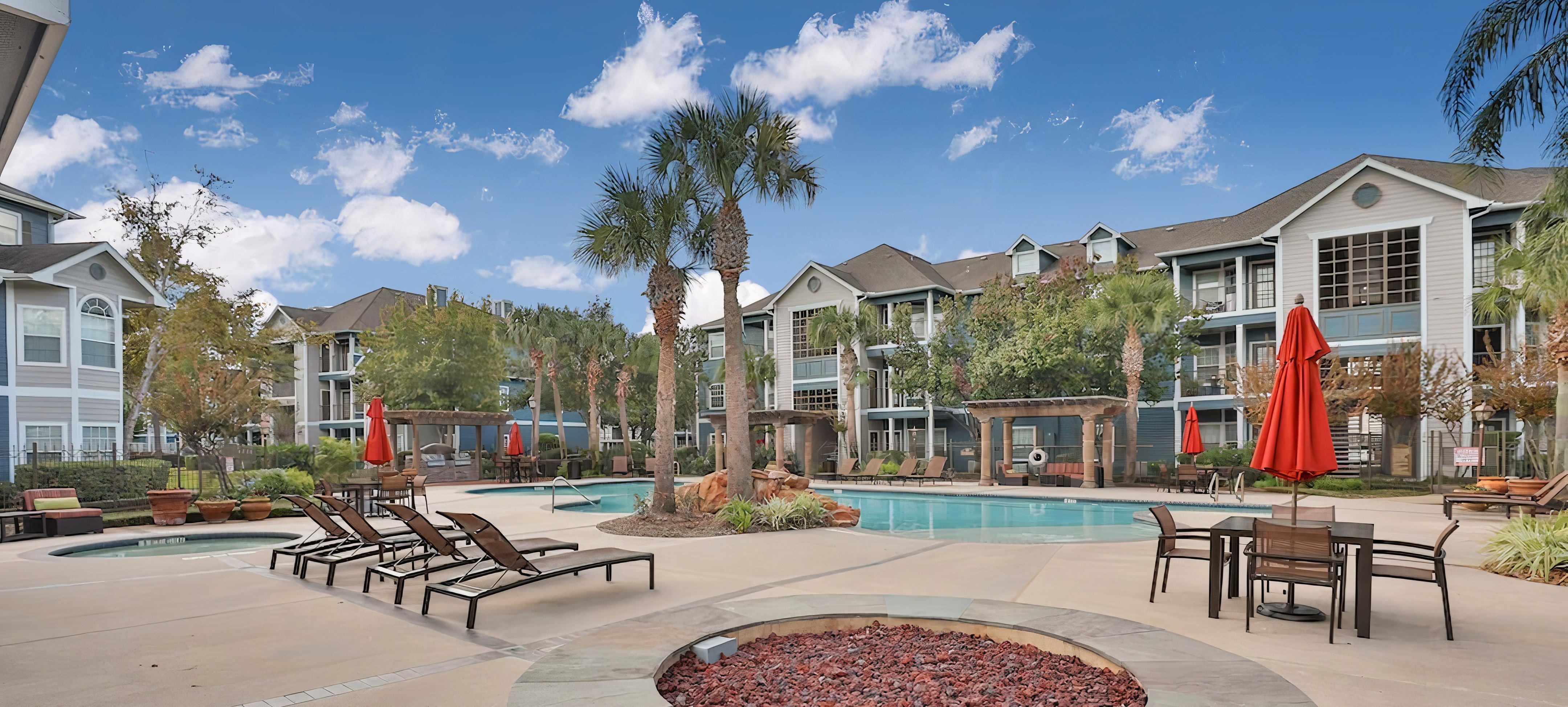 Expansive Pool Area with Sundeck in Enclave at Woodbridge