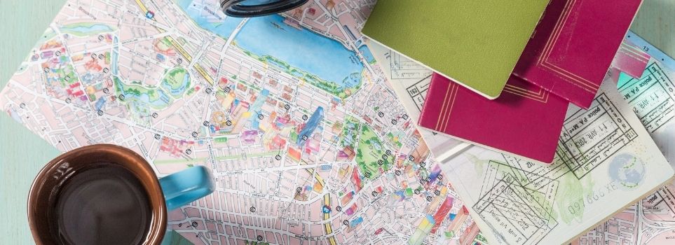 Travel to Far Away Places From the Comfort of Your Living Room with These DIY Map Coasters   Cover Photo