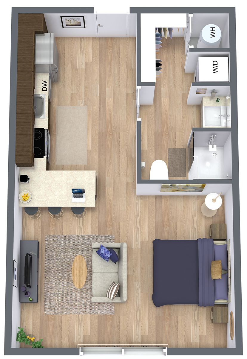 EOS 75 - Apartment 4004 - EOS 75 | Hyperion Floor Plan