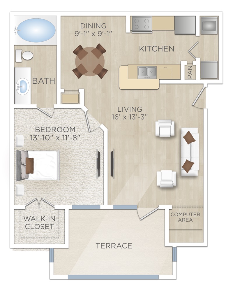 Floor plan layout for Molina