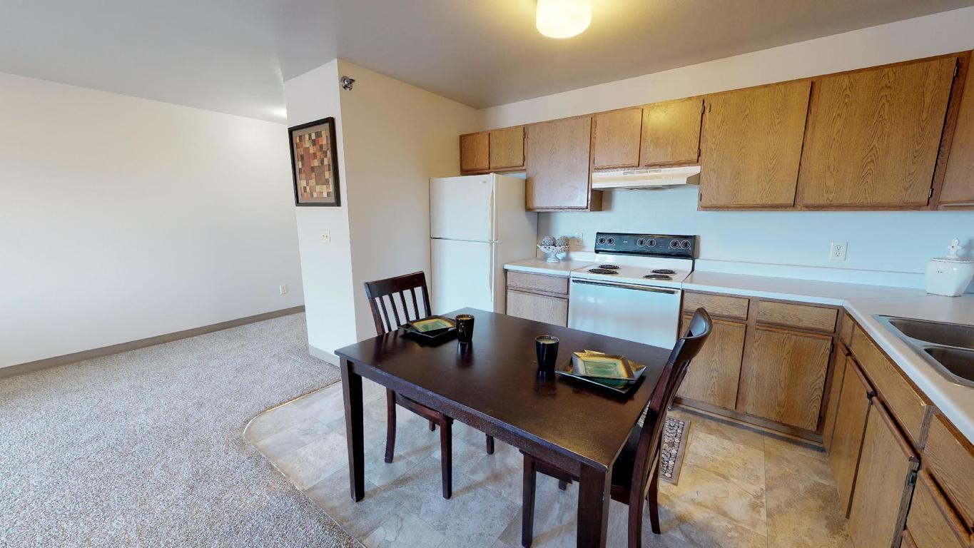 Estes Park Apartments - Floorplan - Two Bed and One Bath
