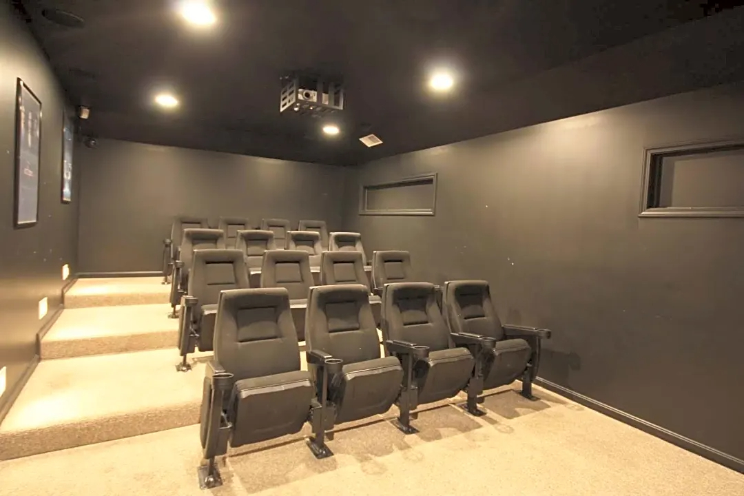 Resident Theater Room at Falcon Crest Apartments