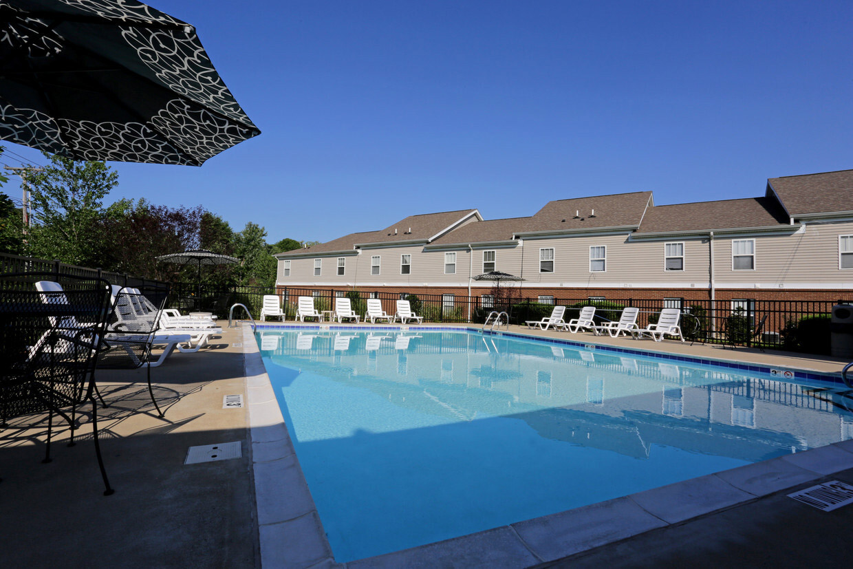 Sparkling Swimming Pool at Falcon Crest Apartments in Louisville, Kentucky