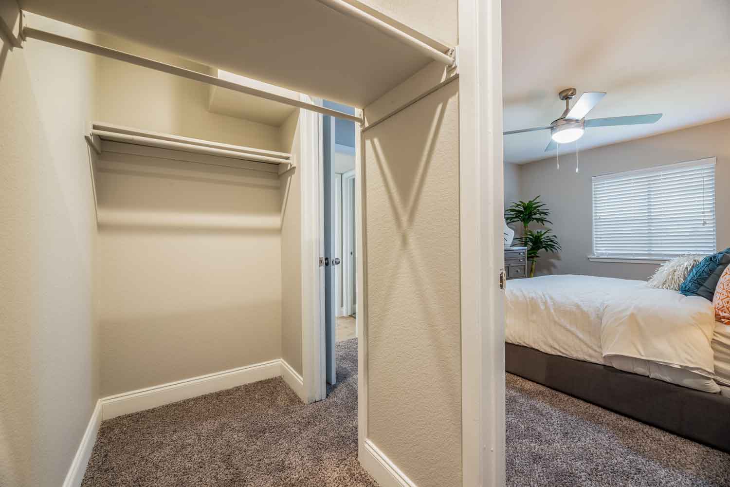 Expansive Closets at Flintridge Apartment Homes in Arlington, TX