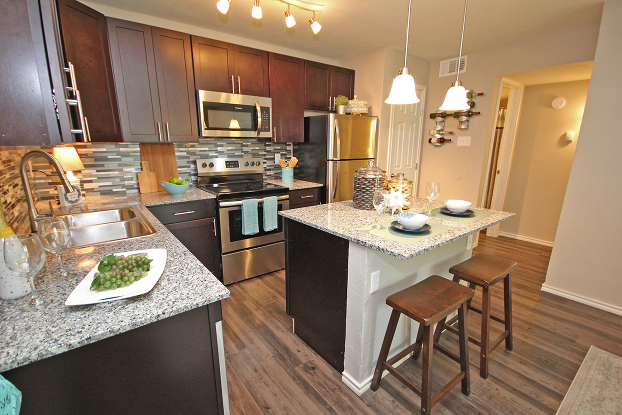 Kitchen Area at North Star Apartment Homes
