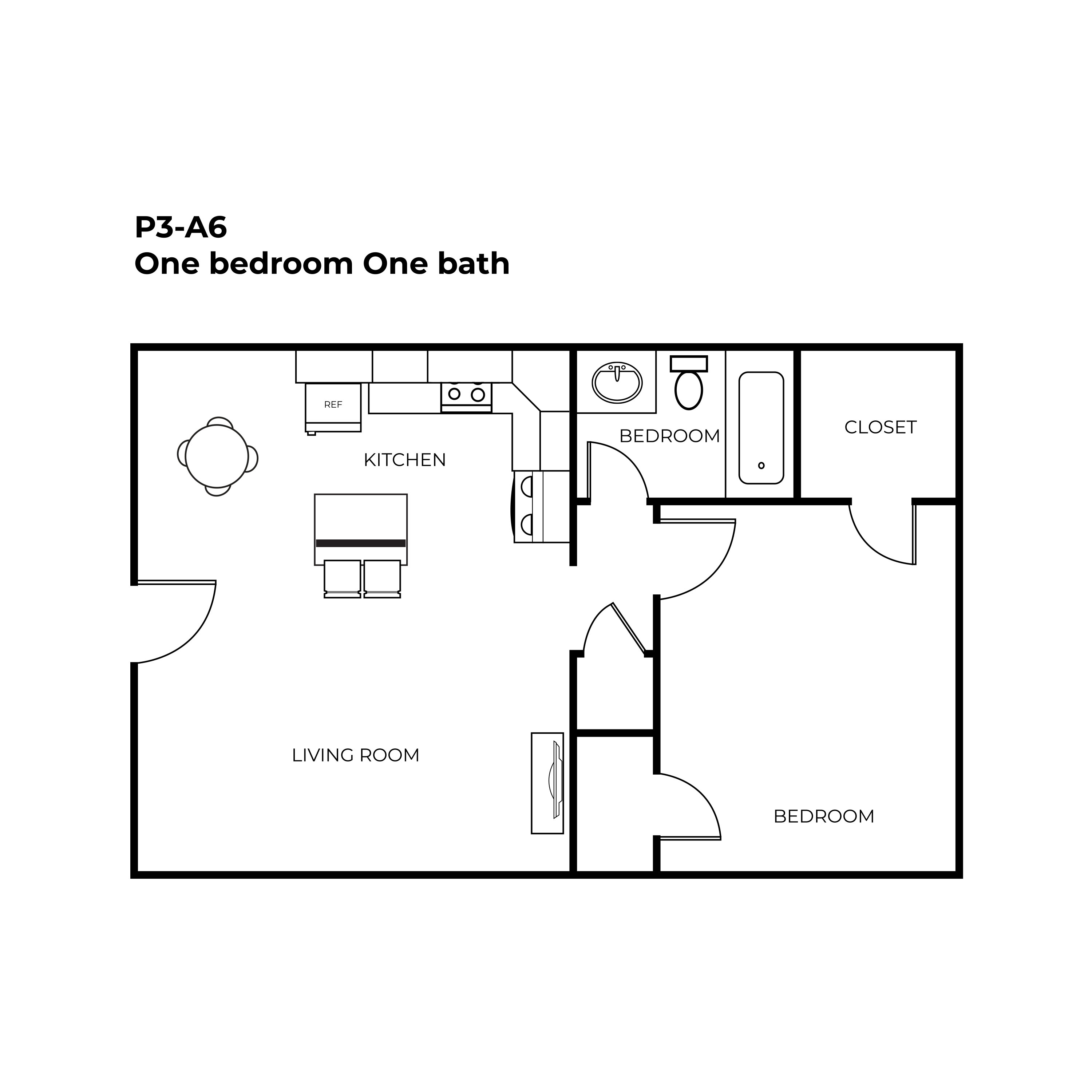 North Star Apartment Homes - Floorplan - A6