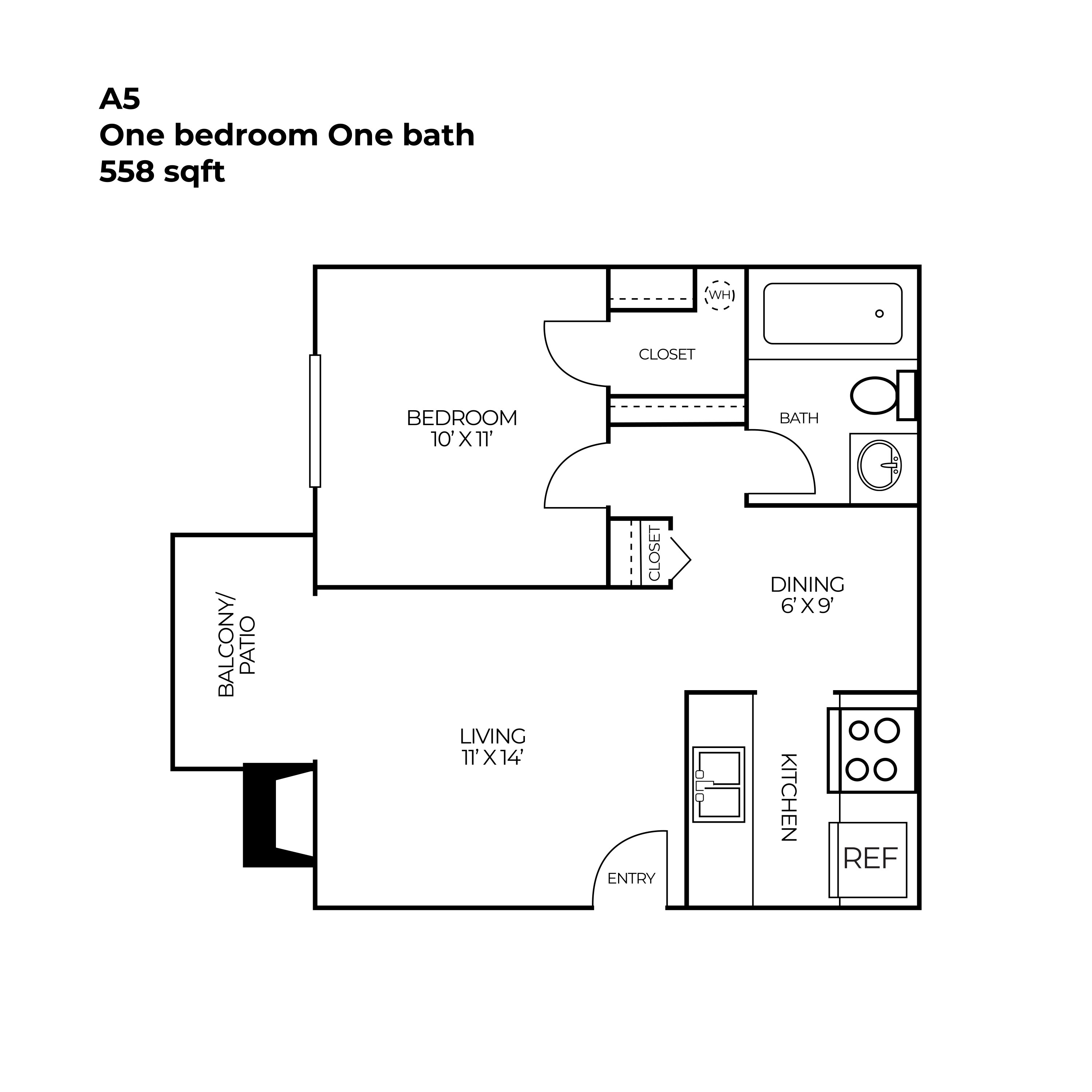 North Star Apartment Homes - Floorplan - A05