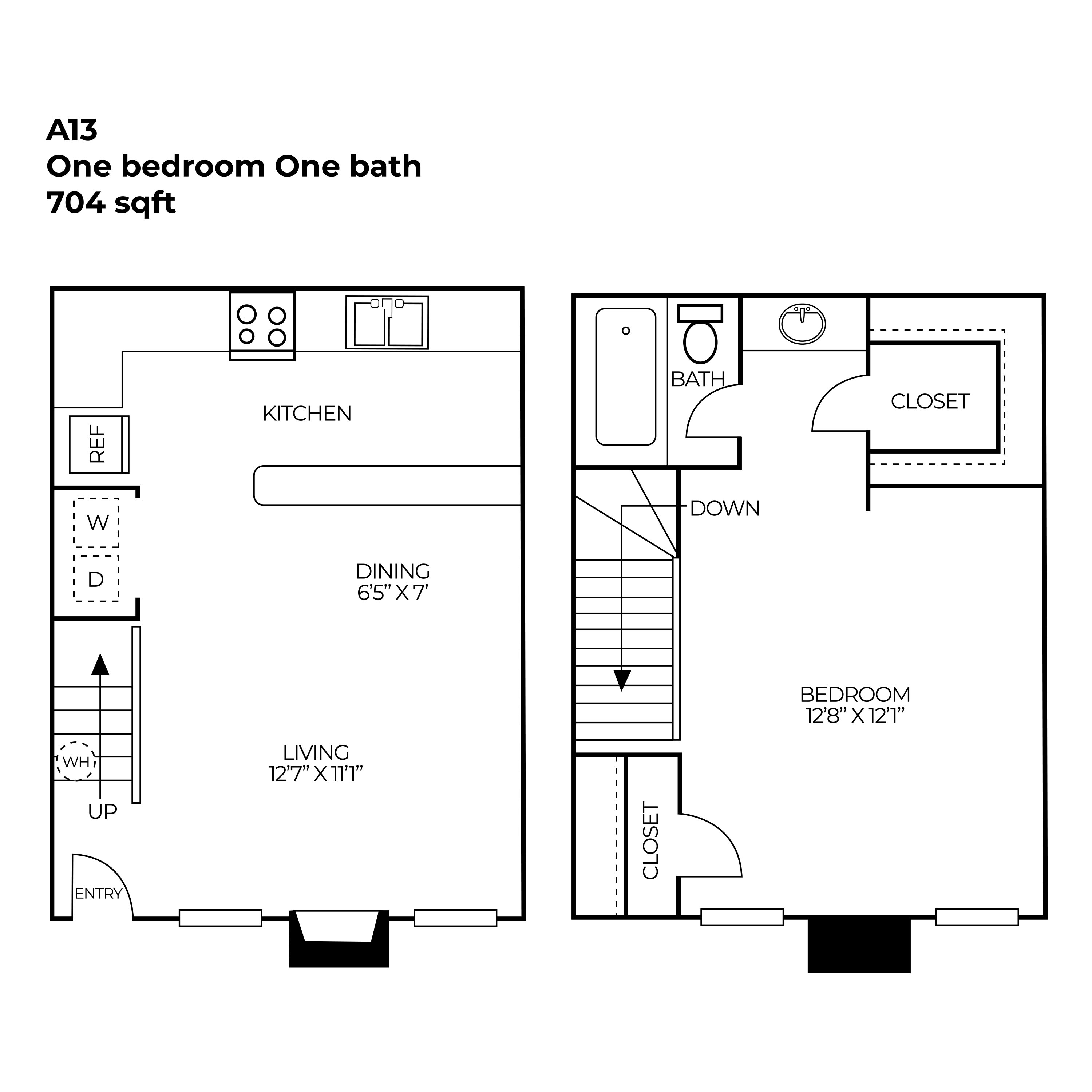 North Star Apartment Homes - Floorplan - A13