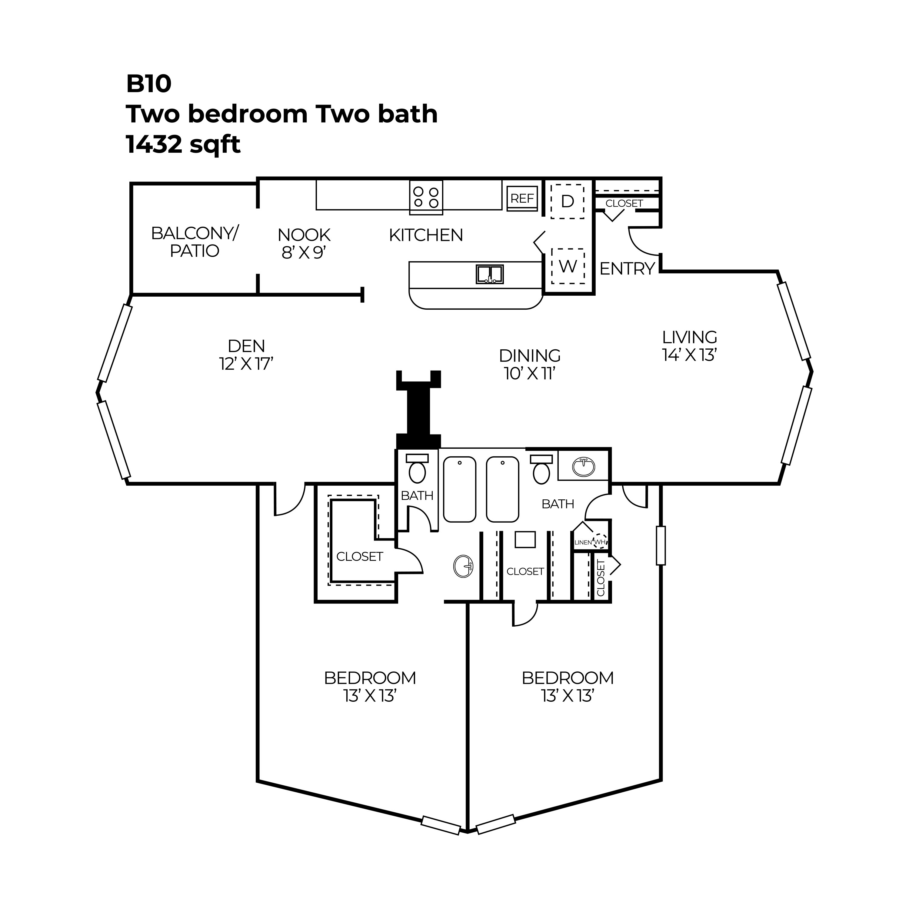 North Star Apartment Homes - Floorplan - B10