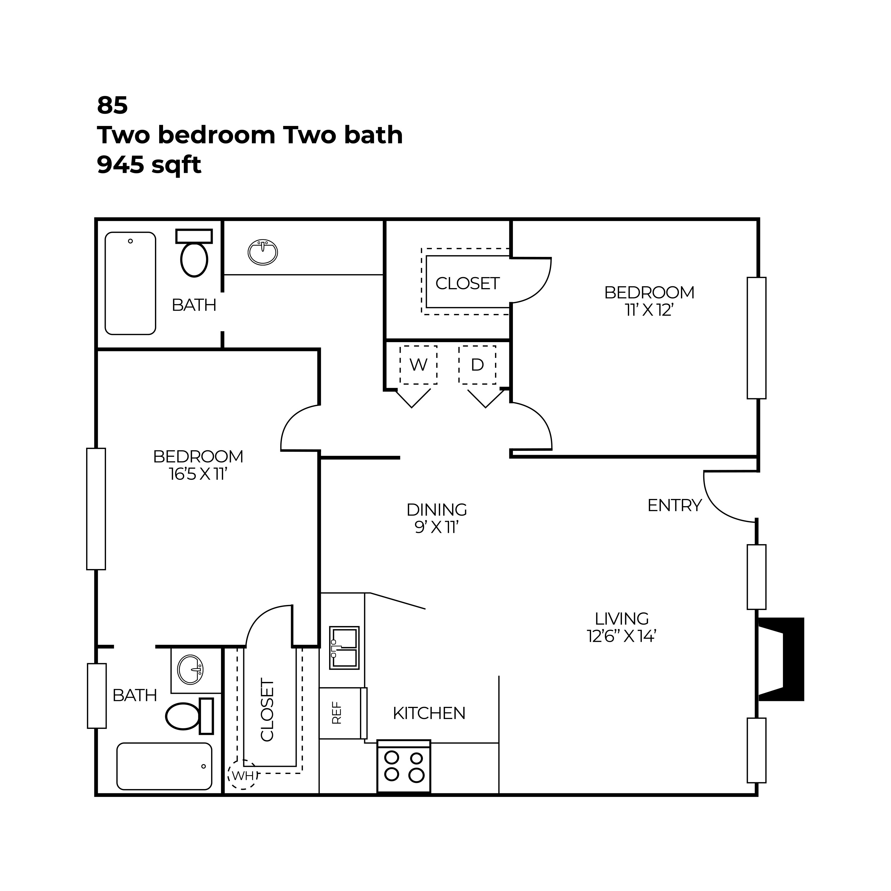 North Star Apartment Homes - Floorplan - B5