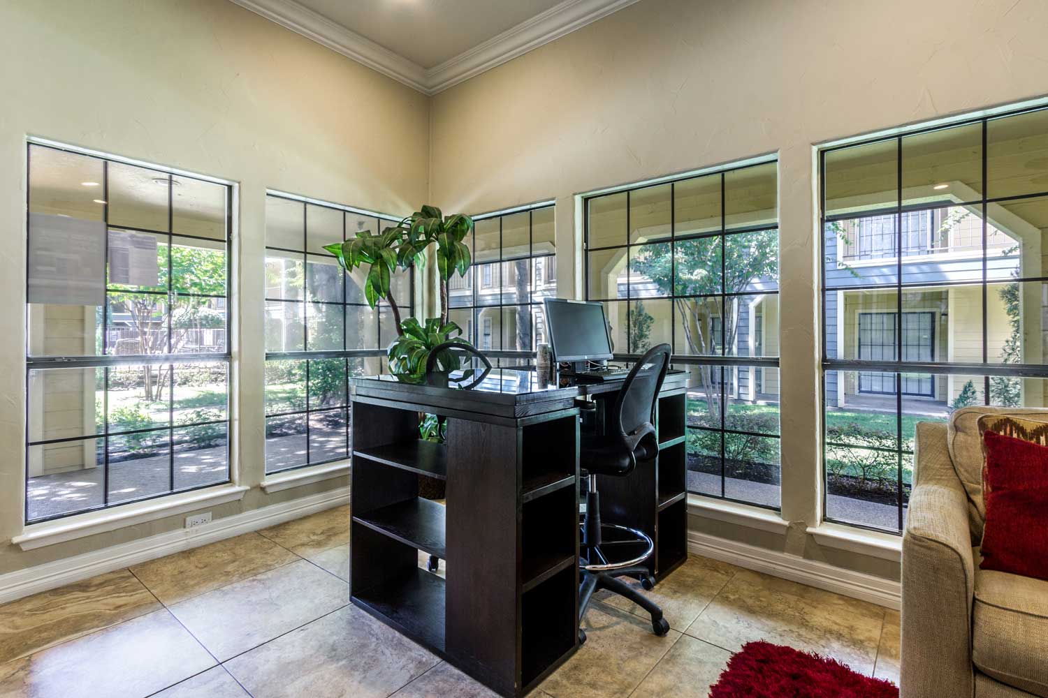 On-Site Leasing Office at Forest Hills Apartments in Dallas, TX