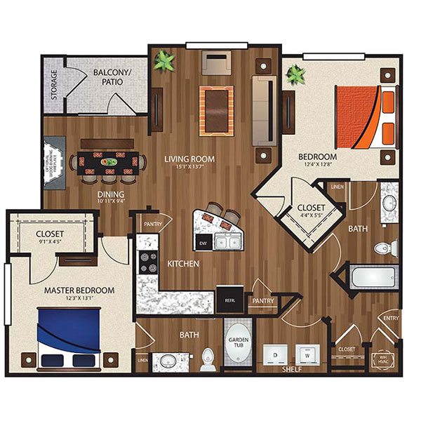 The Reserve at Fountainview - Floorplan - B3