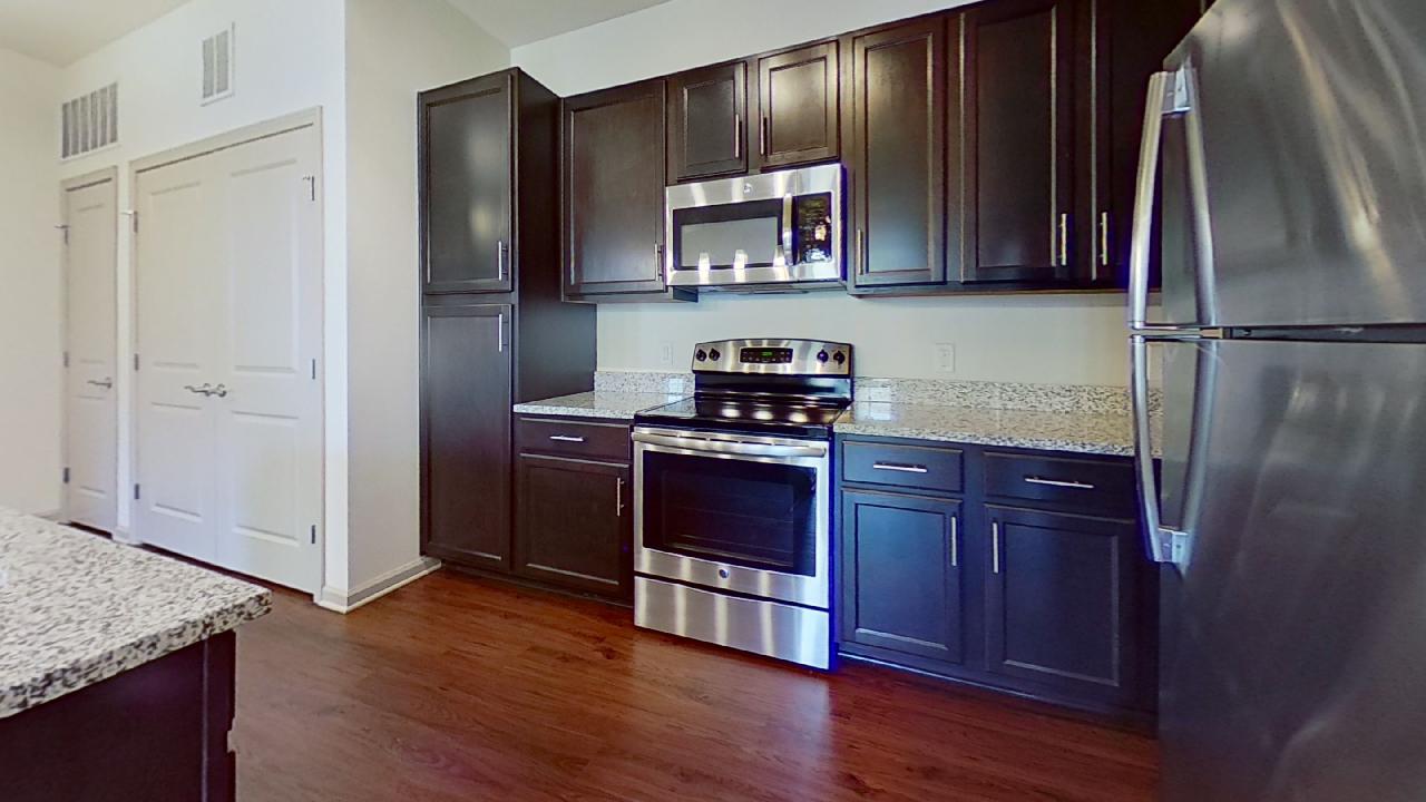 Cabinets at The Reserve at Fountainview Apartments in Saint Charles, MO