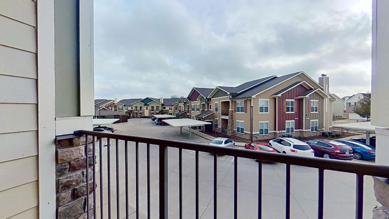 Balcony at the Reserve at Fountainview Apartments in Saint Charles, MO