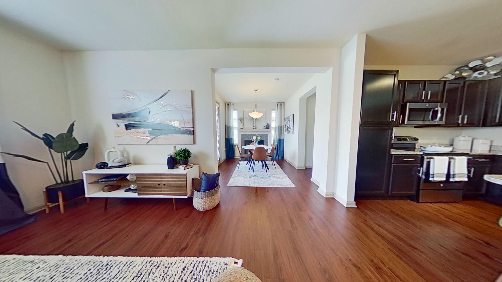 Premium Plank Flooring at The Reserve at Fountainview Apartments