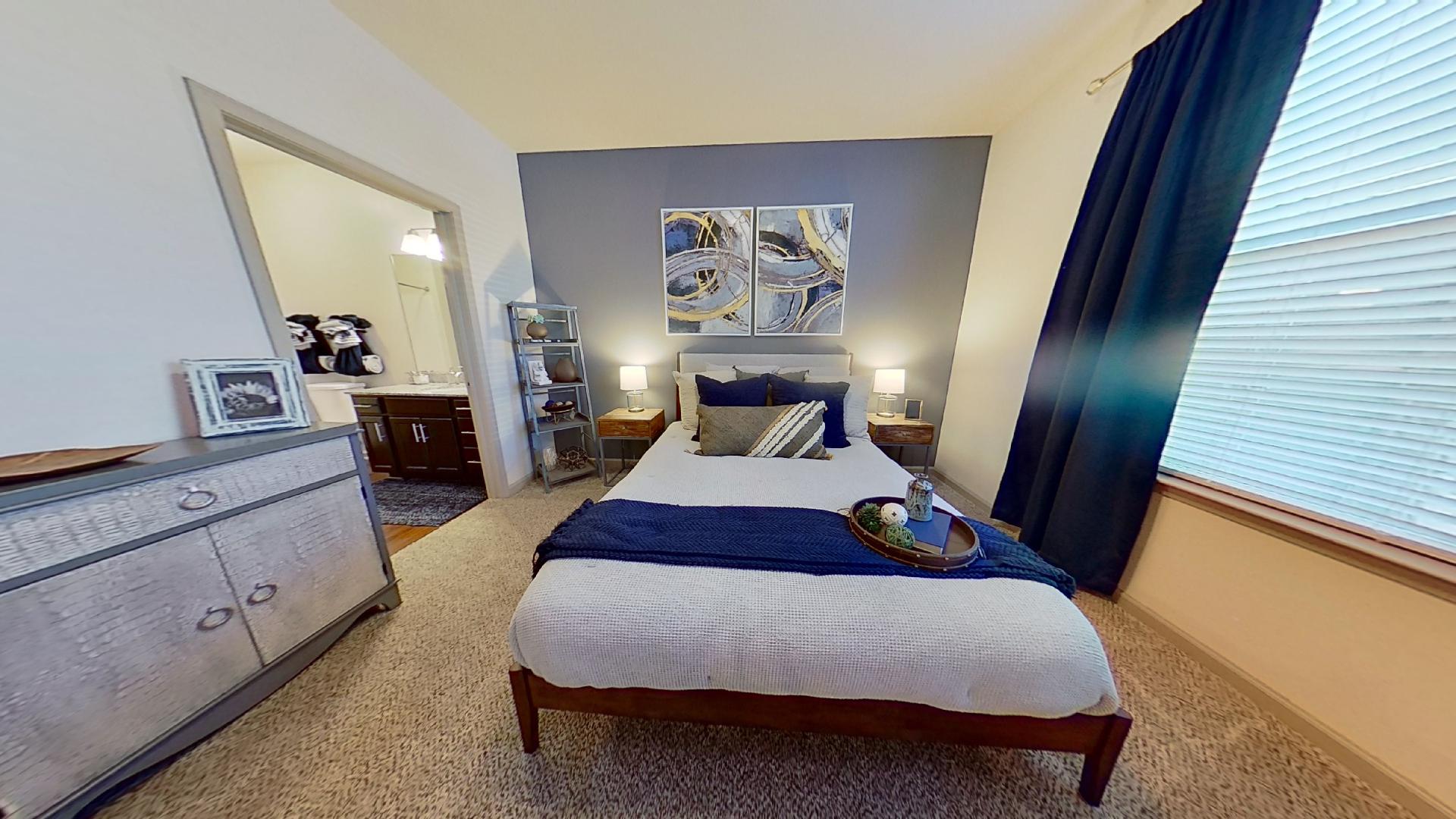 Modernized Bedroom Designs  at The Reserve at Fountainview Apartments in Saint Charles, MO