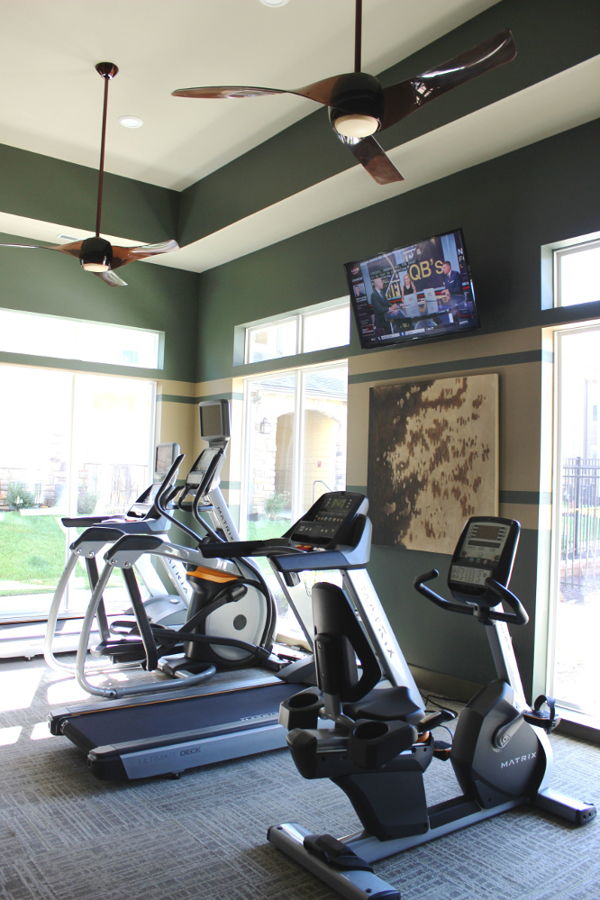 Fitness Center at the Reserve at Fountainview Apartments in Saint Charles, MO