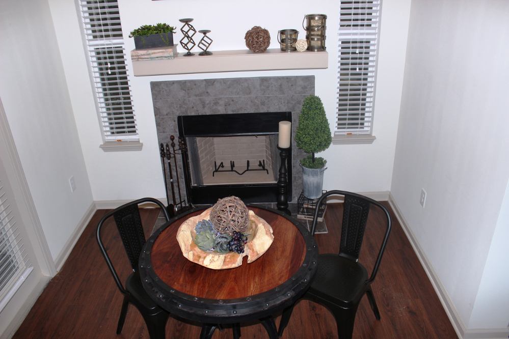 Fireplace Coffee-table at the Reserve at Fountainview Apartments in Saint Charles, MO