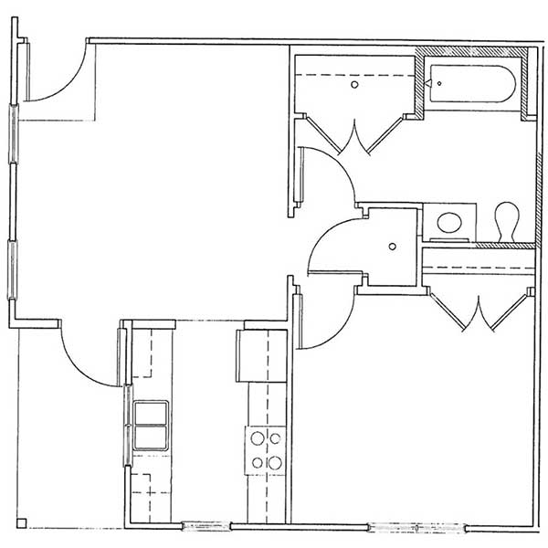 Gleneagles Apartments - Floorplan - The Arabian 1 