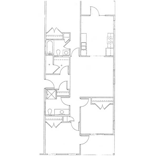 Gleneagles Apartments - Floorplan - The Thoroughbred 1