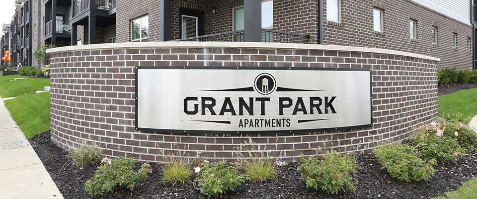 Property Signage at Grant Park